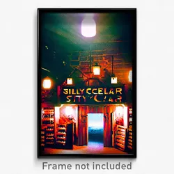 Pixel Art Poster - Silly Cellar (8 Bit Psychedelic Trippy Video Game Print)