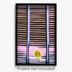 Pixel Art Poster - Adorable Grate (8 Bit Psychedelic Trippy Video Game Print)