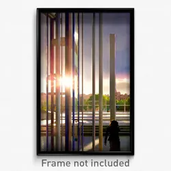 Pixel Art Poster - Novel Madrid (8 Bit Psychedelic Trippy Video Game Print)
