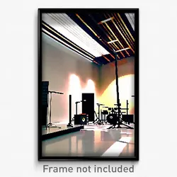 Pixel Art Poster - Graceful Music Studio (8 Bit Psychedelic Video Game Print)