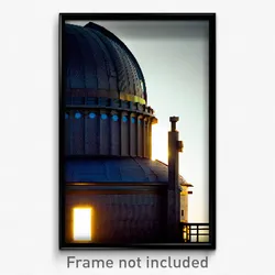Pixel Art Poster - Dark Observatory (8 Bit Psychedelic Trippy Video Game Print)