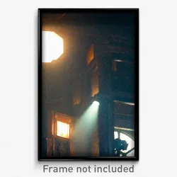 Pixel Art Poster - Antique Darkness (8 Bit Psychedelic Trippy Video Game Print)