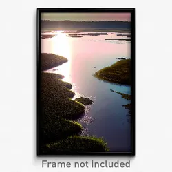 Pixel Art Poster - Big Wetland (8 Bit Psychedelic Trippy Weird Video Game Print)