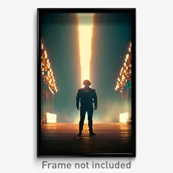 Pixel Art Poster - Original Vale (8 Bit Psychedelic Trippy Video Game Print)
