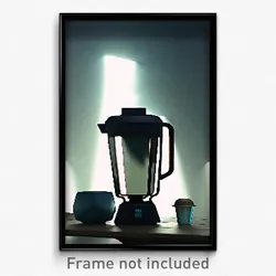 Pixel Art Poster - Wavy Blender (8 Bit Psychedelic Trippy Video Game Print)