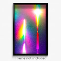 Pixel Art Poster - Multicolored Lancet (8 Bit Psychedelic Video Game Print)