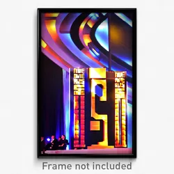 Pixel Art Poster - Mushy Movie Awards (8 Bit Psychedelic Video Game Print)