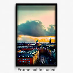 Pixel Art Poster - Voluminous Copenhagen (8 Bit Psychedelic Video Game Print)