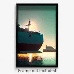 Pixel Art Poster - Smooth Port (8 Bit Psychedelic Trippy Weird Video Game Print)