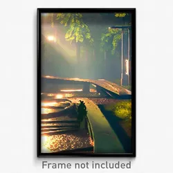 Pixel Art Poster - Imperfect Junction (8 Bit Psychedelic Video Game Print)