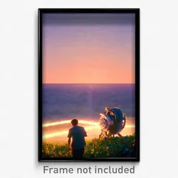 Pixel Art Poster - Unknown Labor Day (8 Bit Psychedelic Trippy Video Game Print)