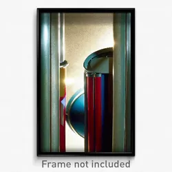 Pixel Art Poster - Conventional Tube (8 Bit Psychedelic Trippy Video Game Print)