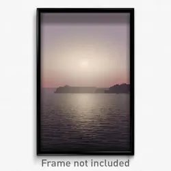 Pixel Art Poster - Colorless Bay (8 Bit Psychedelic Trippy Video Game Print)