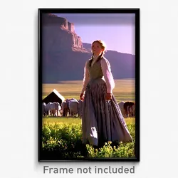 Pixel Art Poster - Hard To Find Prairie (8 Bit Psychedelic Video Game Print)