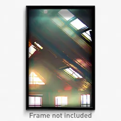 Pixel Art Poster - Shiny Attic (8 Bit Psychedelic Trippy Weird Video Game Print)