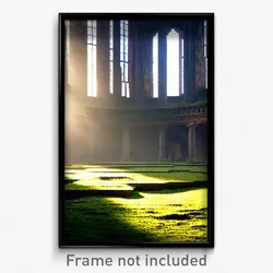 Pixel Art Poster - Ancient Demesne (8 Bit Psychedelic Trippy Video Game Print)