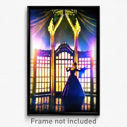 Pixel Art Poster - Wicked Pavillion (8 Bit Psychedelic Trippy Video Game Print)