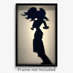 Pixel Art Poster - Squiggly Shadow (8 Bit Psychedelic Trippy Video Game Print)