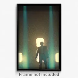 Pixel Art Poster - Unsightly Sound (8 Bit Psychedelic Trippy Video Game Print)
