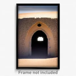 Pixel Art Poster - Deserted Bolt Hole (8 Bit Psychedelic Video Game Print)