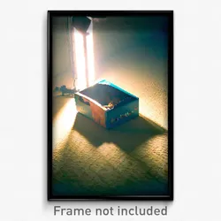 Pixel Art Poster - Shifty Shoebox (8 Bit Psychedelic Trippy Video Game Print)