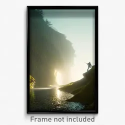 Pixel Art Poster - Neat Gully (8 Bit Psychedelic Trippy Weird Video Game Print)