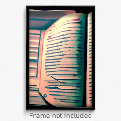 Pixel Art Poster - Familiar Journal (8 Bit Psychedelic Trippy Video Game Print)