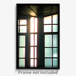 Pixel Art Poster - Gigantic Window (8 Bit Psychedelic Trippy Video Game Print)