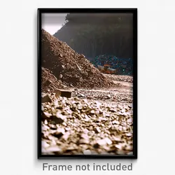 Pixel Art Poster - Uneven Dump (8 Bit Psychedelic Trippy Weird Video Game Print)