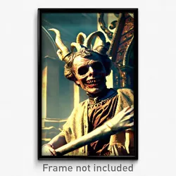 Pixel Art Poster - Antique Grotesque (8 Bit Psychedelic Trippy Video Game Print)