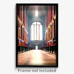 Pixel Art Poster - Narrow Academy (8 Bit Psychedelic Trippy Video Game Print)