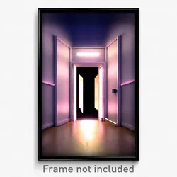 Pixel Art Poster - Whopping Trapdoor (8 Bit Psychedelic Trippy Video Game Print)