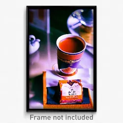 Pixel Art Poster - Distinct Thai Tea (8 Bit Psychedelic Trippy Video Game Print)