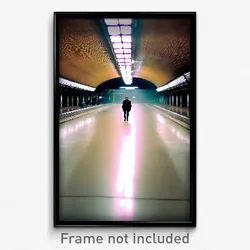 Pixel Art Poster - Underground Staith (8 Bit Psychedelic Video Game Print)