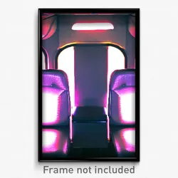 Pixel Art Poster - Rare Seat (8 Bit Psychedelic Trippy Weird Video Game Print)