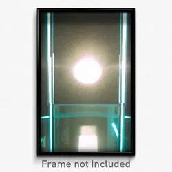 Pixel Art Poster - Glass Void (8 Bit Psychedelic Trippy Weird Video Game Print)