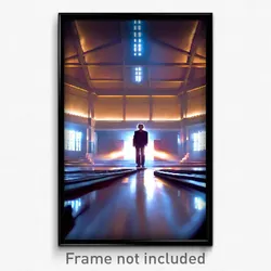 Pixel Art Poster - Hard To Find Asylum (8 Bit Psychedelic Video Game Print)