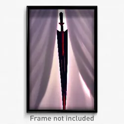 Pixel Art Poster - Cultured Arrowslit (8 Bit Psychedelic Video Game Print)