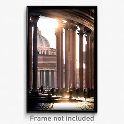 Pixel Art Poster - Shiny Rome (8 Bit Psychedelic Trippy Weird Video Game Print)