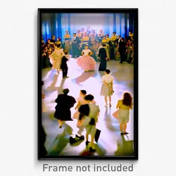 Pixel Art Poster - Crowded Tableau (8 Bit Psychedelic Trippy Video Game Print)