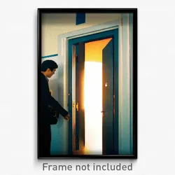 Pixel Art Poster - Busy Door (8 Bit Psychedelic Trippy Weird Video Game Print)