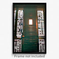 Pixel Art Poster - Homely Grate (8 Bit Psychedelic Trippy Video Game Print)