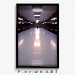 Pixel Art Poster - Spotless Catwalk (8 Bit Psychedelic Trippy Video Game Print)