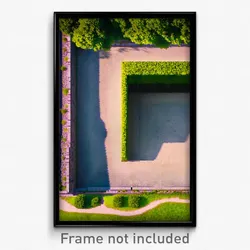 Pixel Art Poster - Rectangular Demesne (8 Bit Psychedelic Video Game Print)