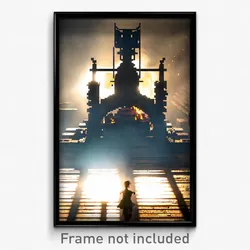 Pixel Art Poster - Stunning Forge (8 Bit Psychedelic Trippy Video Game Print)