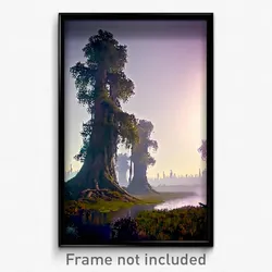 Pixel Art Poster - Drab Fen (8 Bit Psychedelic Trippy Weird Video Game Print)