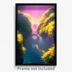 Pixel Art Poster - Rich Ditch (8 Bit Psychedelic Trippy Weird Video Game Print)