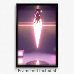 Pixel Art Poster - Plush Void (8 Bit Psychedelic Trippy Weird Video Game Print)