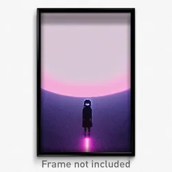 Pixel Art Poster - Adorable Void (8 Bit Psychedelic Trippy Video Game Print)