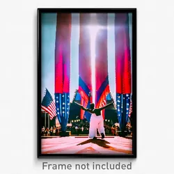 Pixel Art Poster - Sentimental Independence Day (8 Bit Video Game Print)